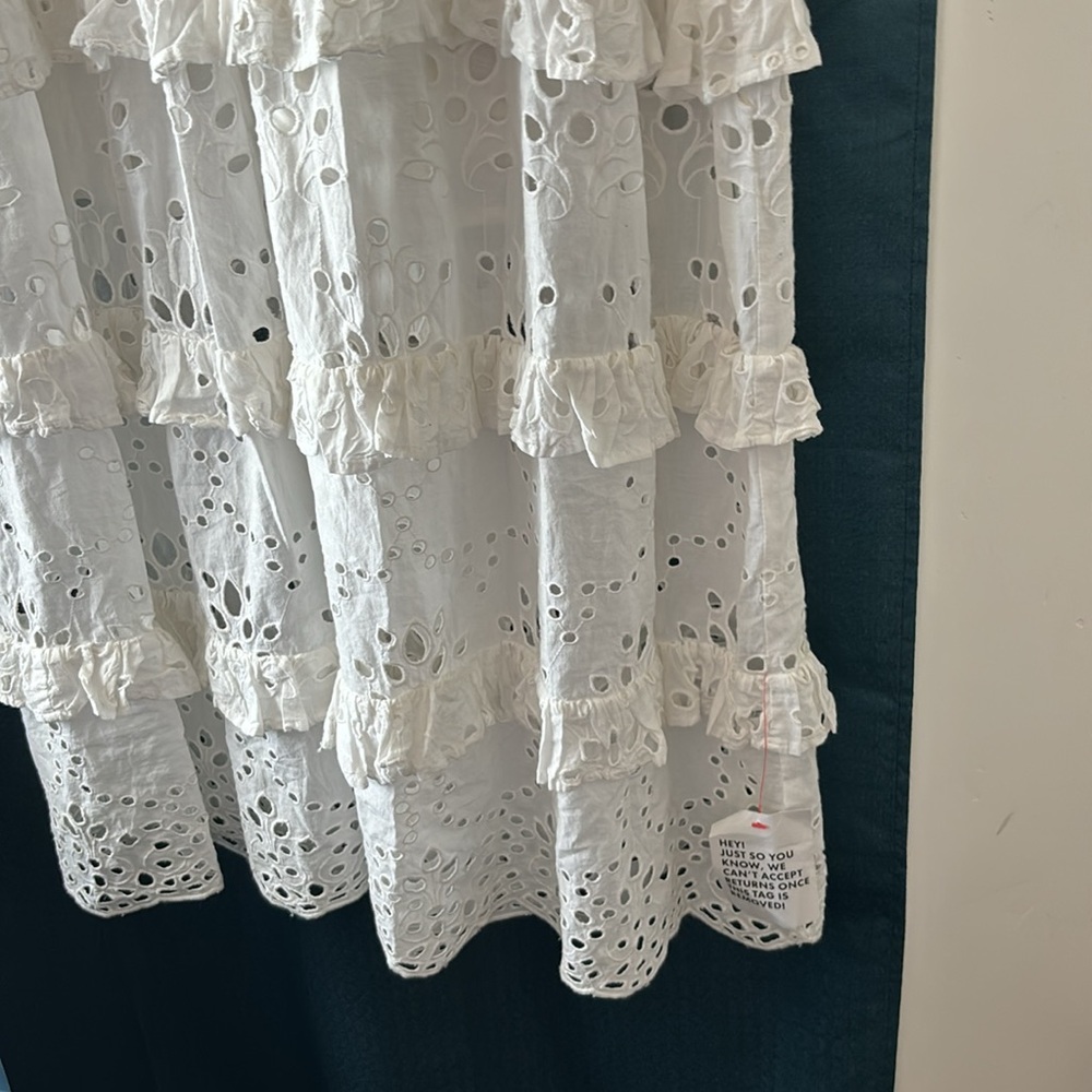 ASOS DESING eyelet tiered maxi dress - Picture 5 of 15